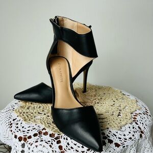 Dynamite Sleek Black Heels